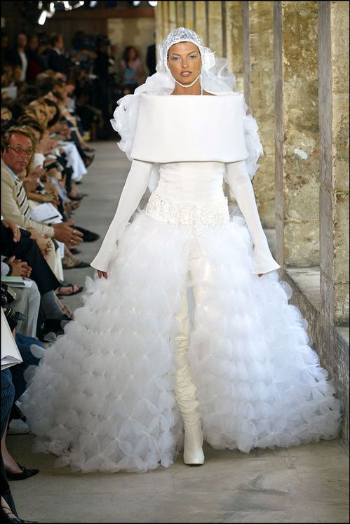 robe blanche hiver