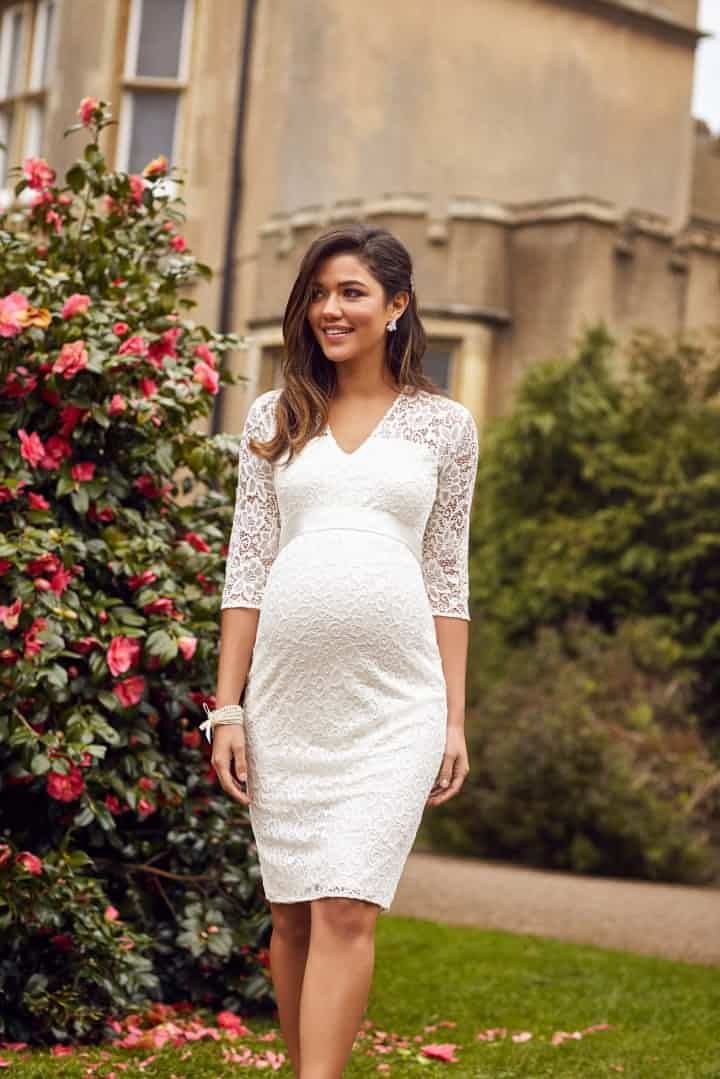 robe mariage civil femme enceinte