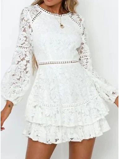 robe blanche hiver