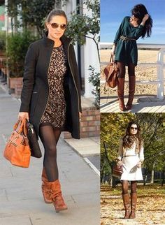 quelle robe avec bottes marron