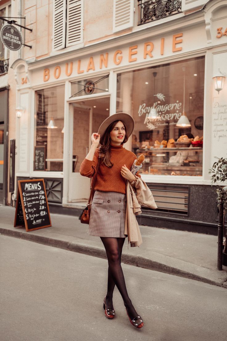 tenue décontractée chic femme automne