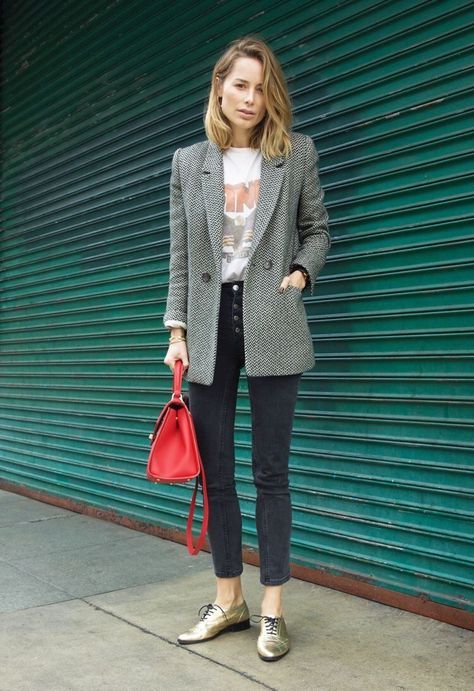 comment porter un blazer rouge femme