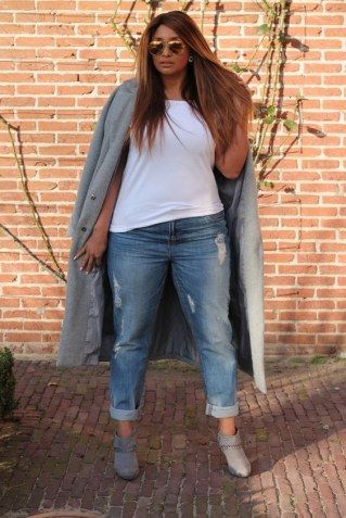 tenue chic décontractée femme ronde