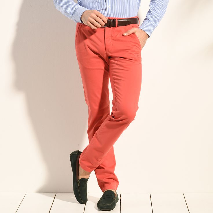 chino rouge homme avec quoi