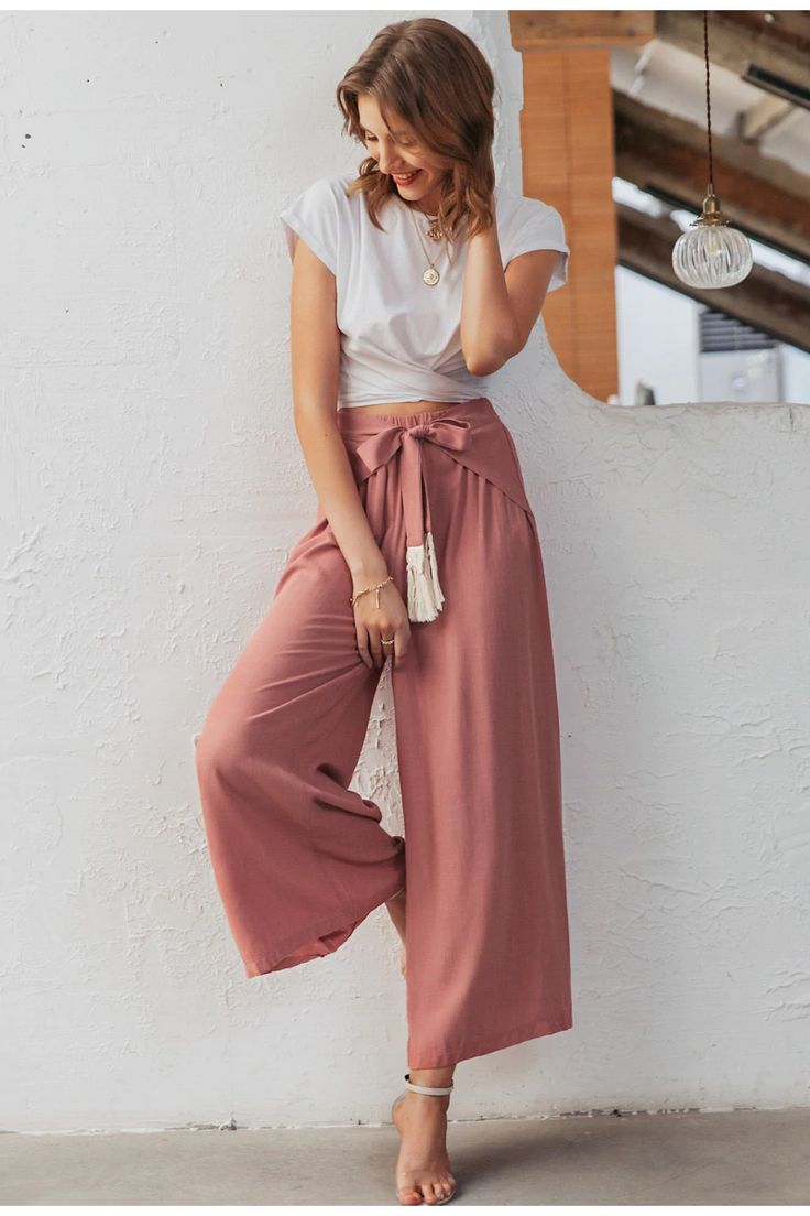 tenue boheme chic femme pantalon