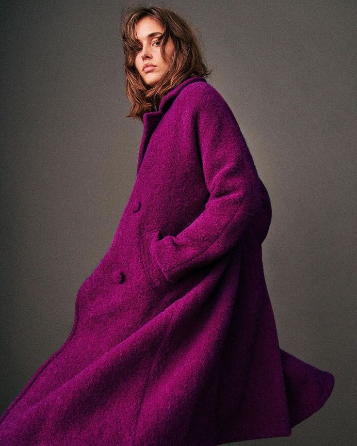 manteau fushia