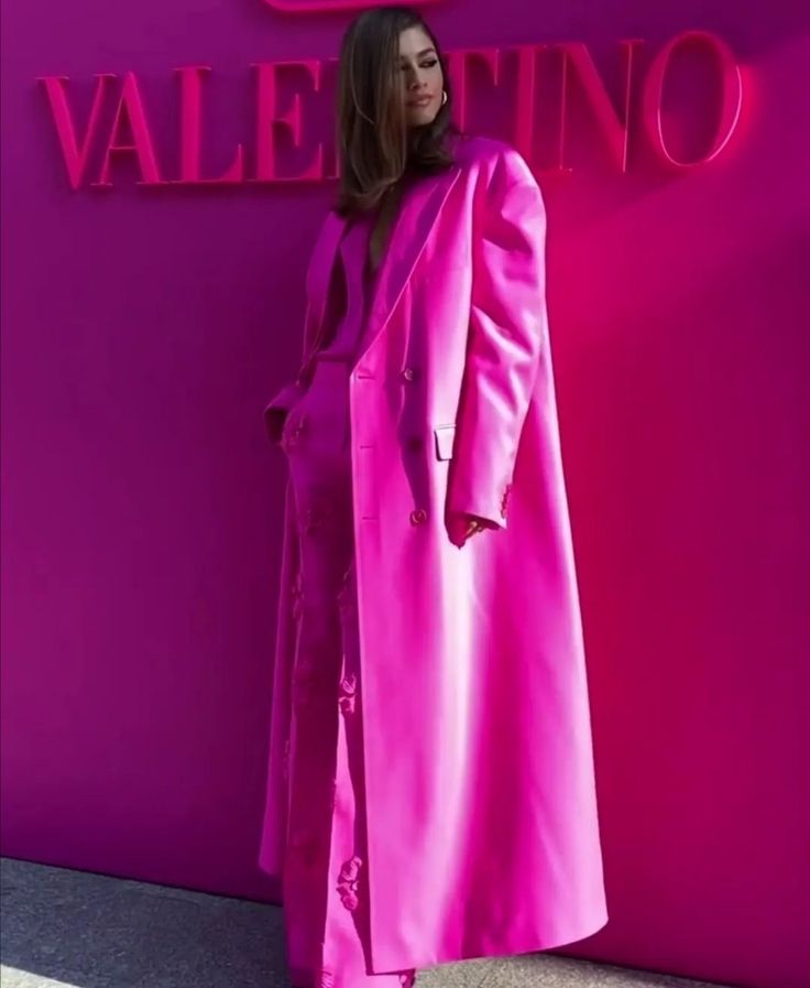 manteau fushia