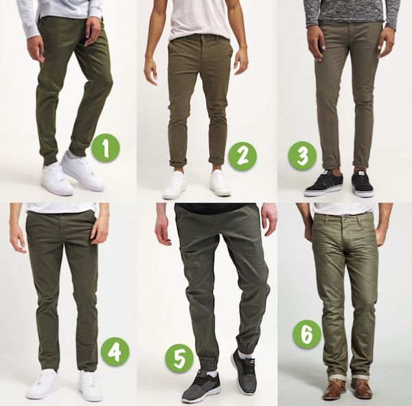 que mettre avec un pantalon vert homme