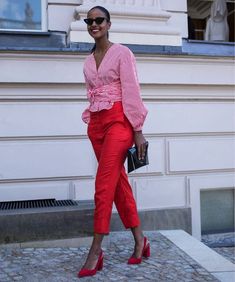 pantalon rouge