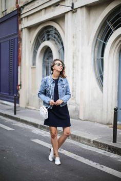 veste avec robe noire