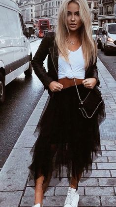 look jupe tulle