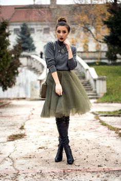 look jupe tulle