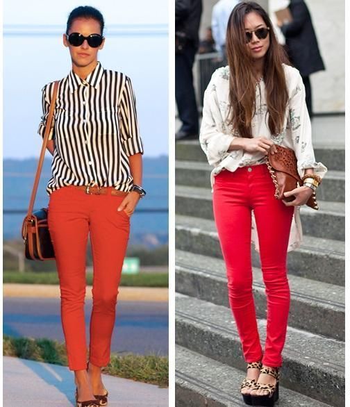 pantalon rouge