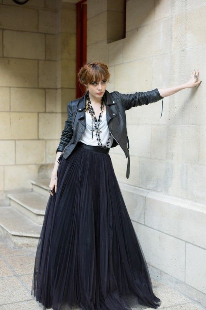 look jupe tulle