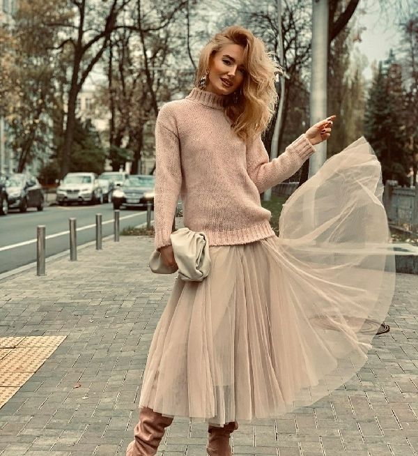 look jupe tulle