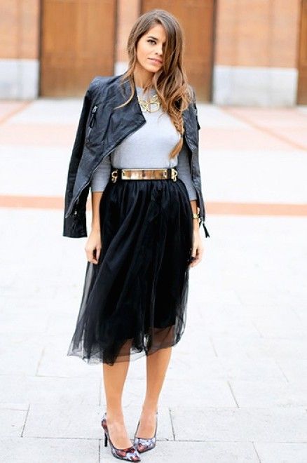 look jupe tulle