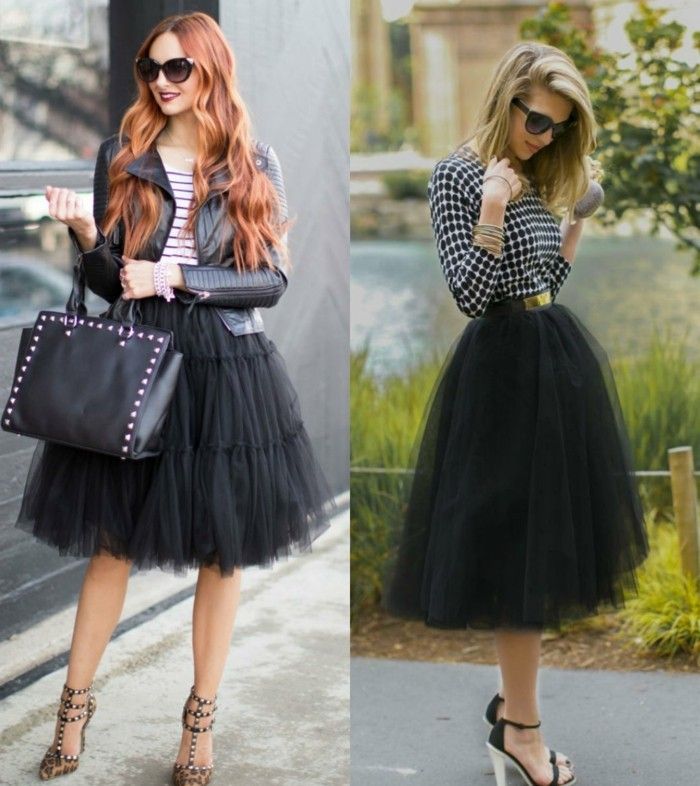 look jupe tulle