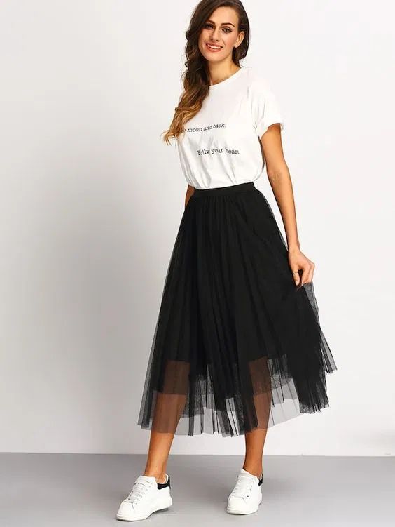 look jupe tulle