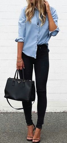 tenue jean noir femme