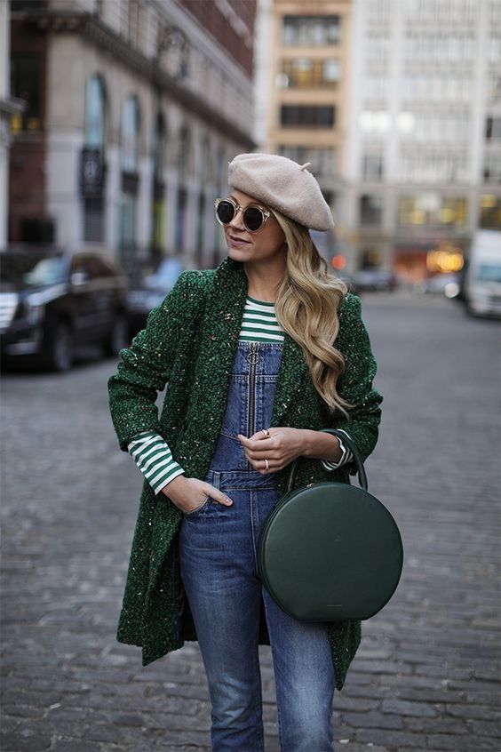 tenue avec beret femme