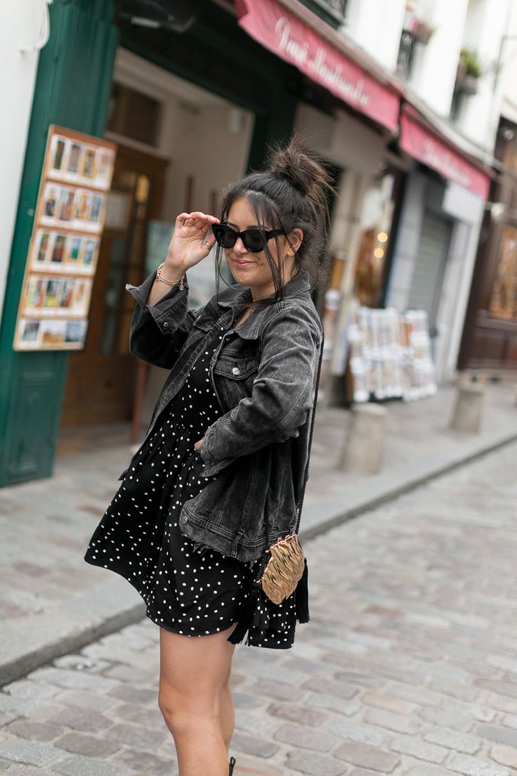 look robe à pois