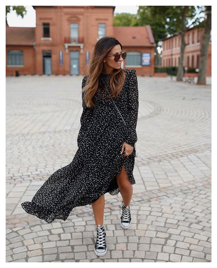 look robe à pois