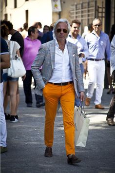 pantalon jaune homme avec quoi