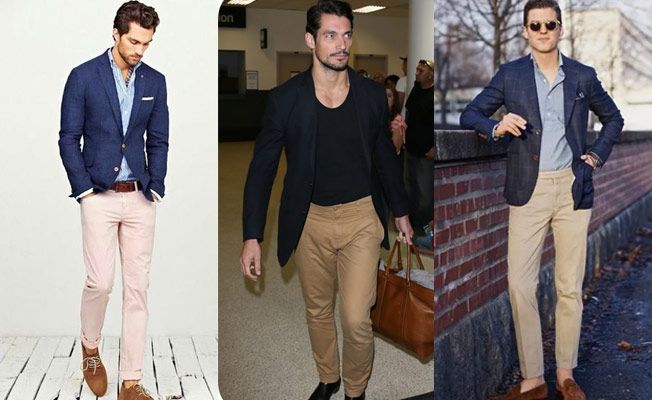 beige chinos outfit