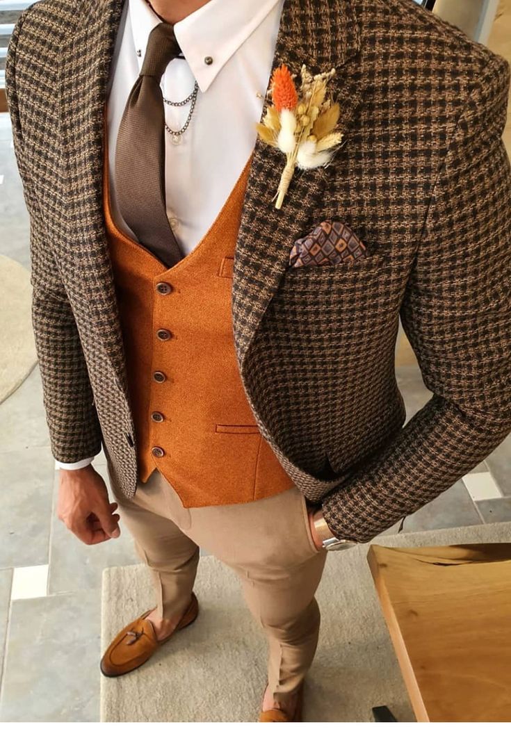 blazer orange homme