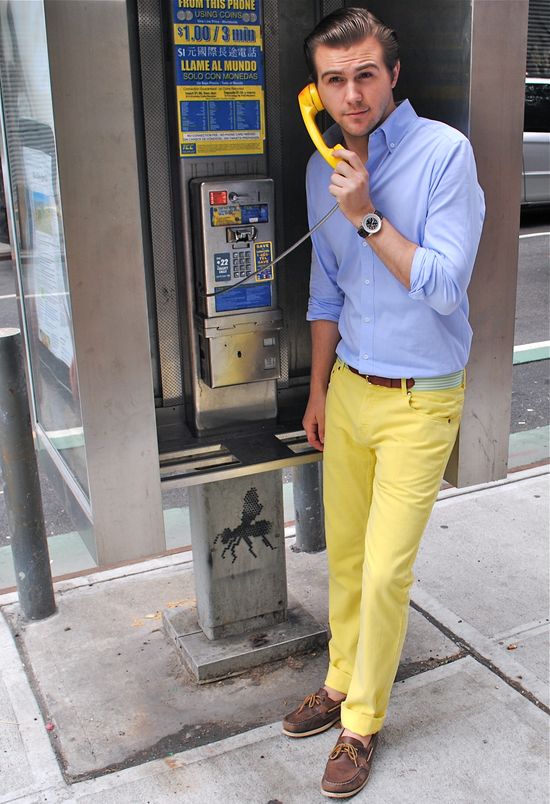 PANTALON JAUNE