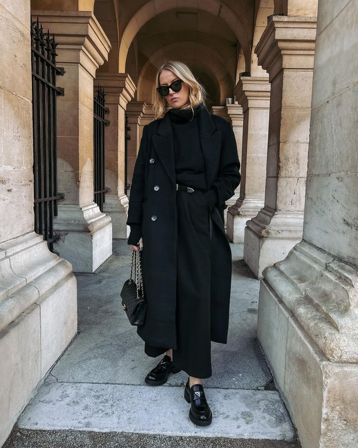 look trench noir