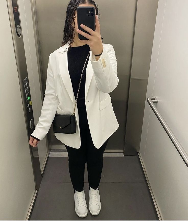 blazer blanc tenue