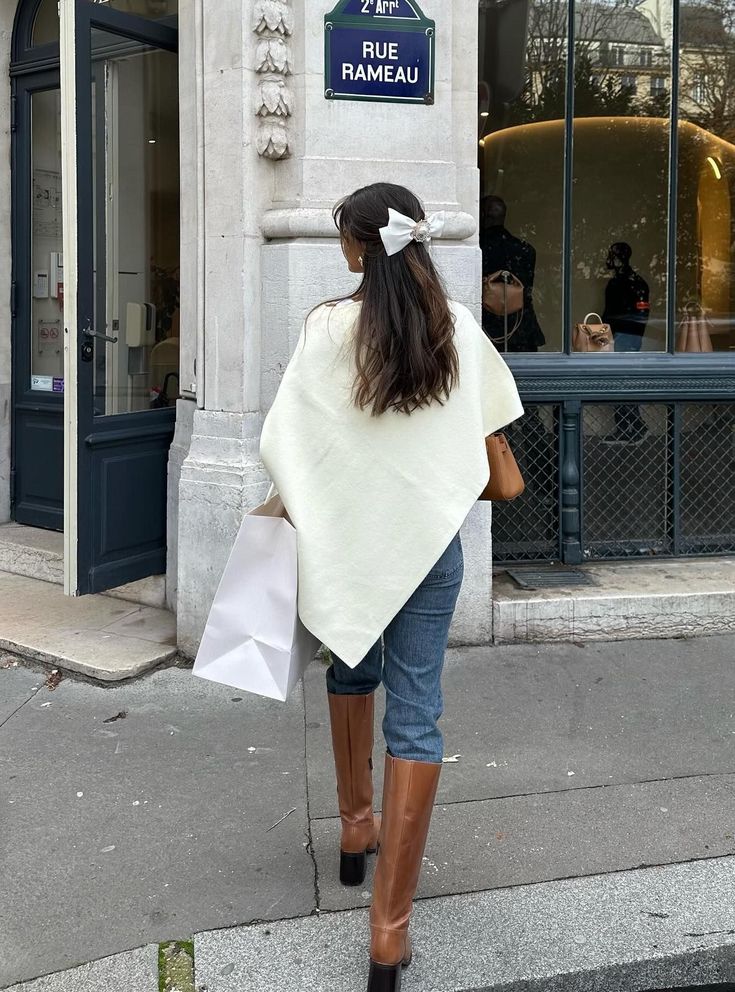 poncho look