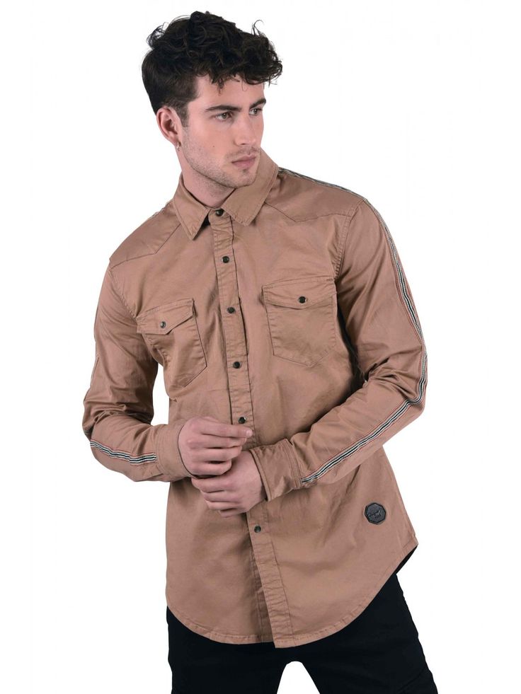 chemise beige homme avec quoi