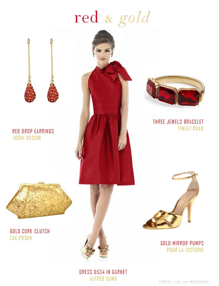 avec quoi porter une robe bordeaux