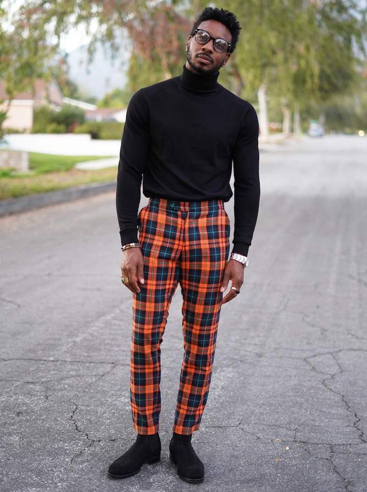 comment porter un pantalon a carreau