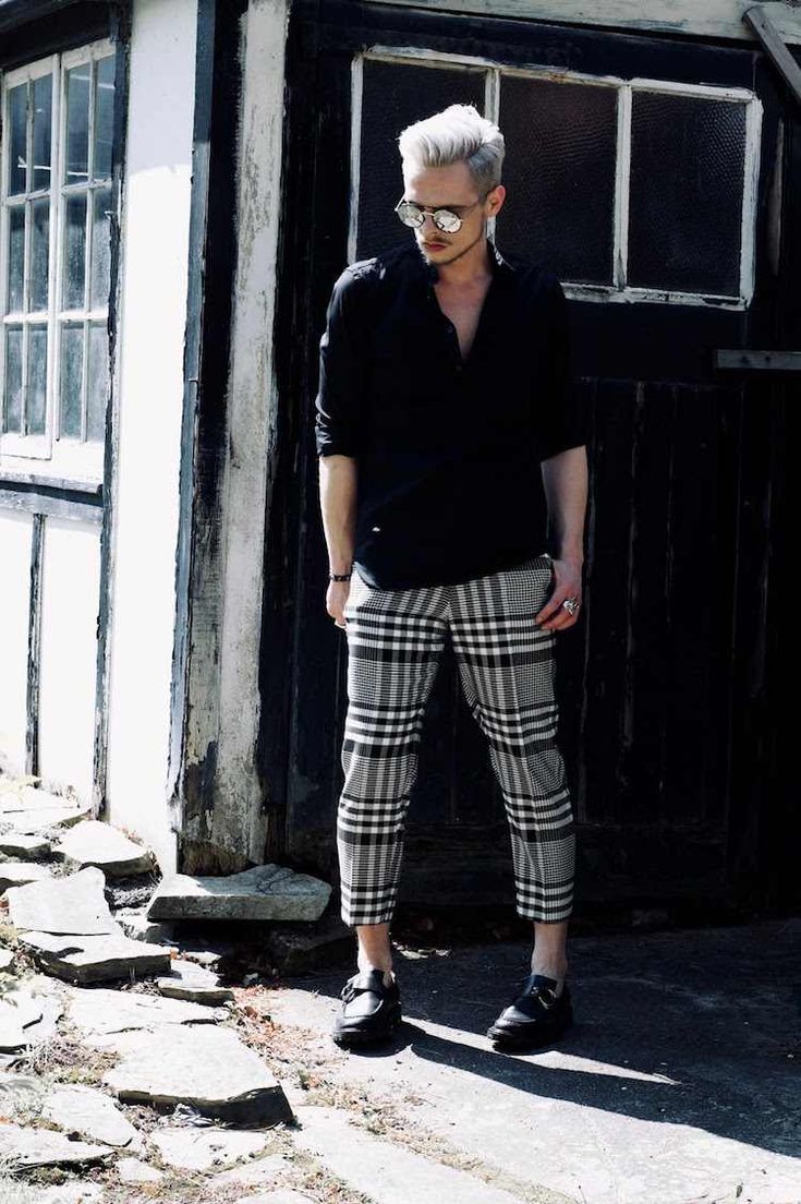comment porter un pantalon a carreau