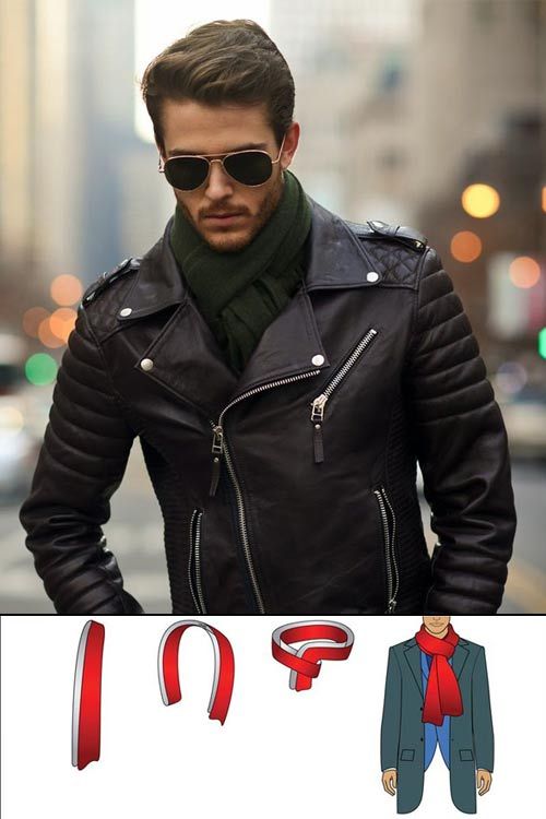 comment porter veste en cuir homme