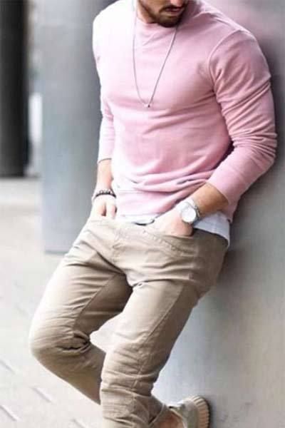 comment porter un pantalon rose pale