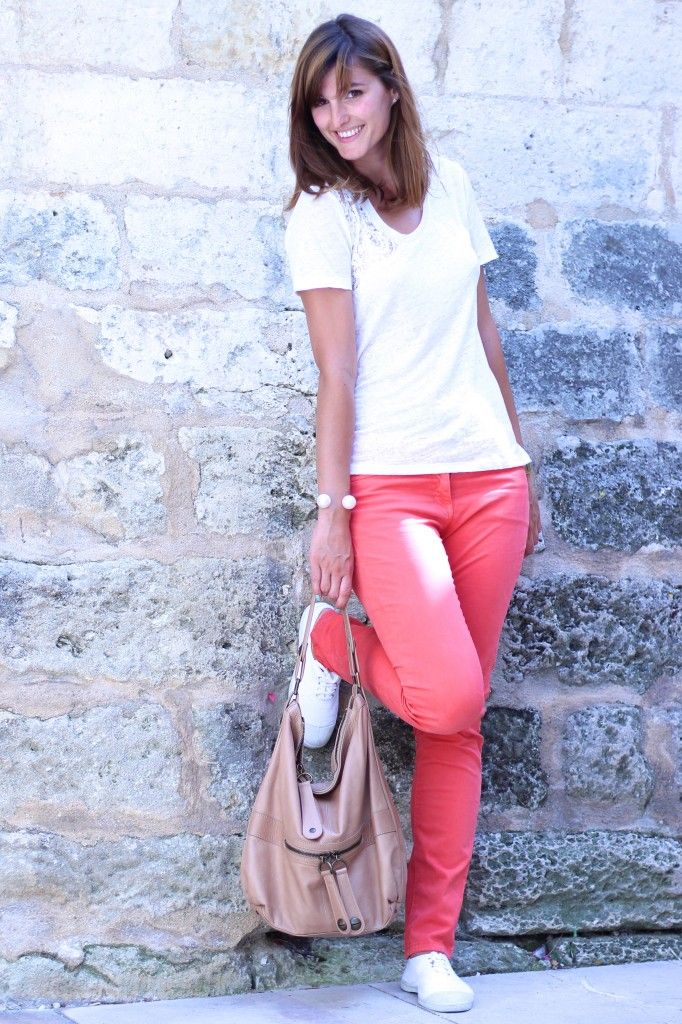comment porter un pantalon rose pale