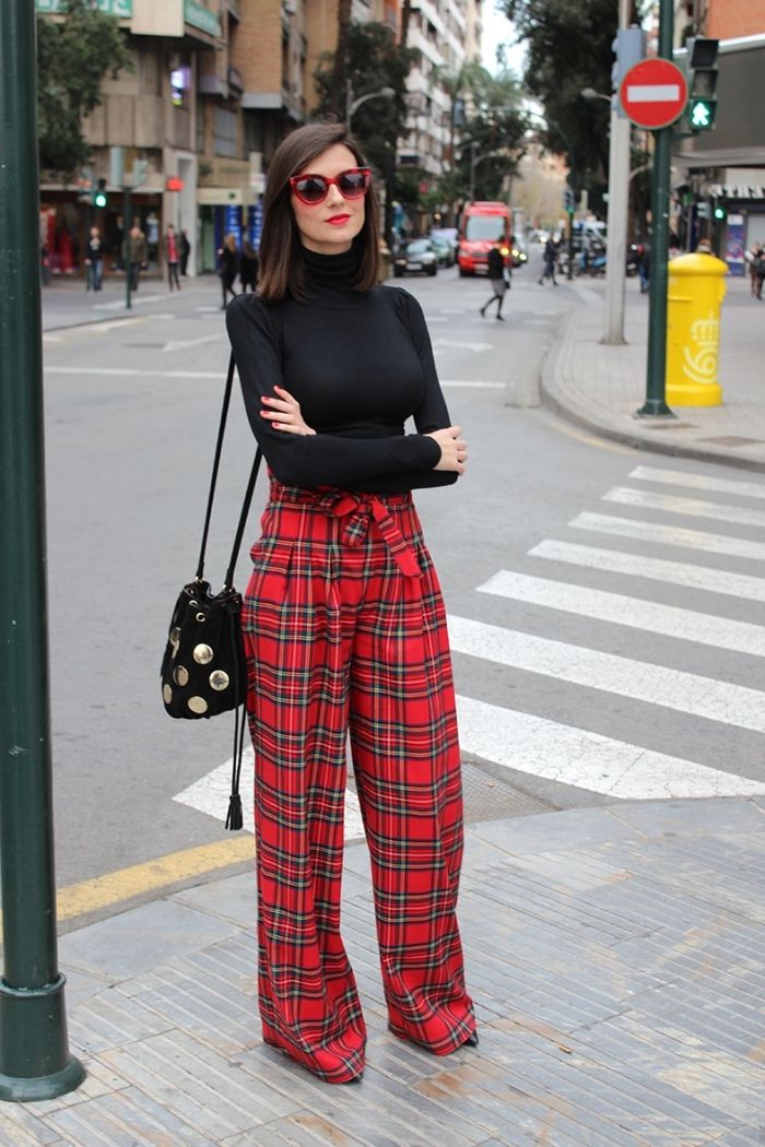 comment porter un pantalon a carreau