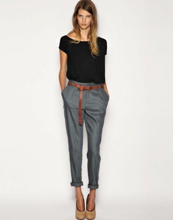 pantalon carotte hiver