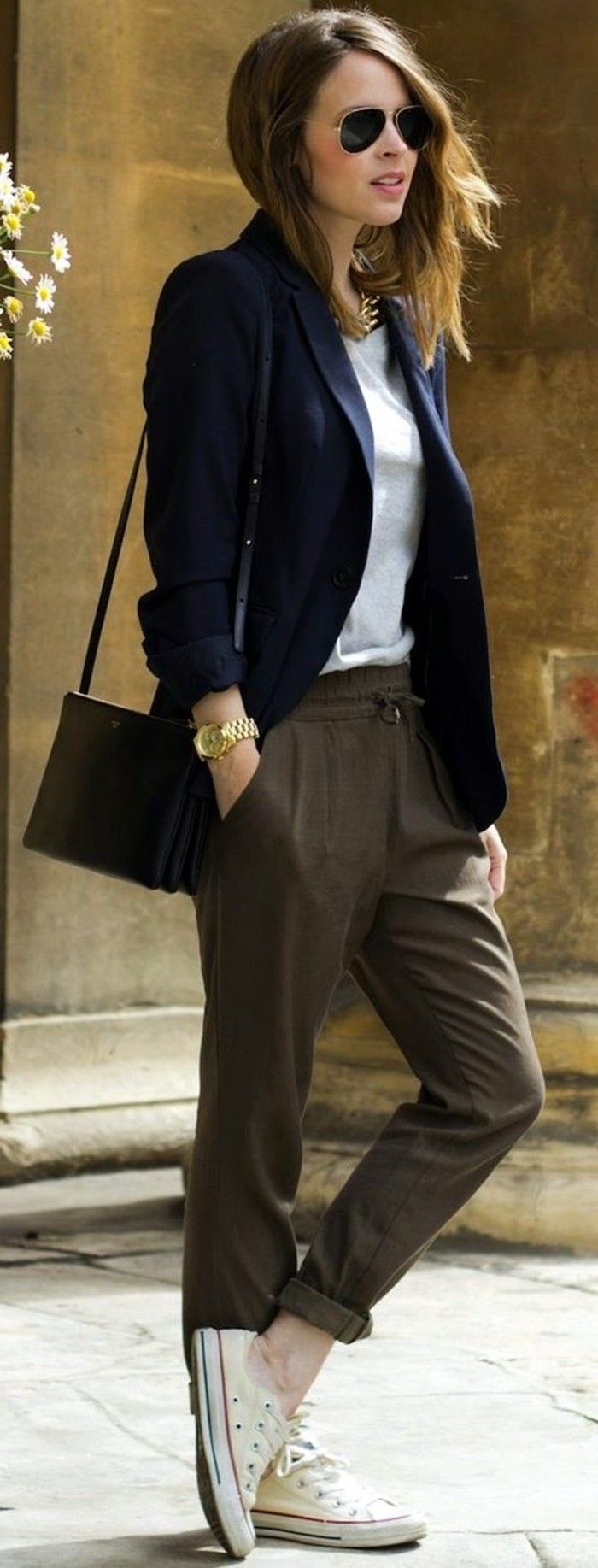 pantalon tabac