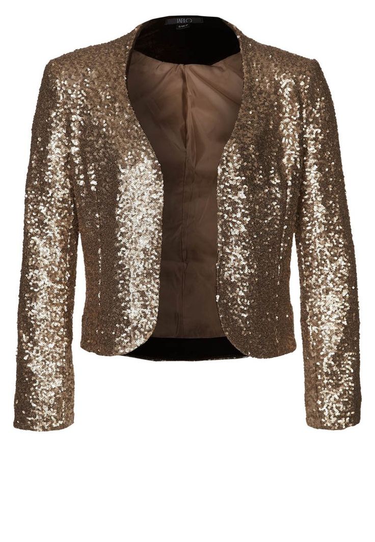 blazer pailleté doré