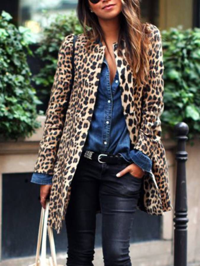 comment porter le manteau leopard