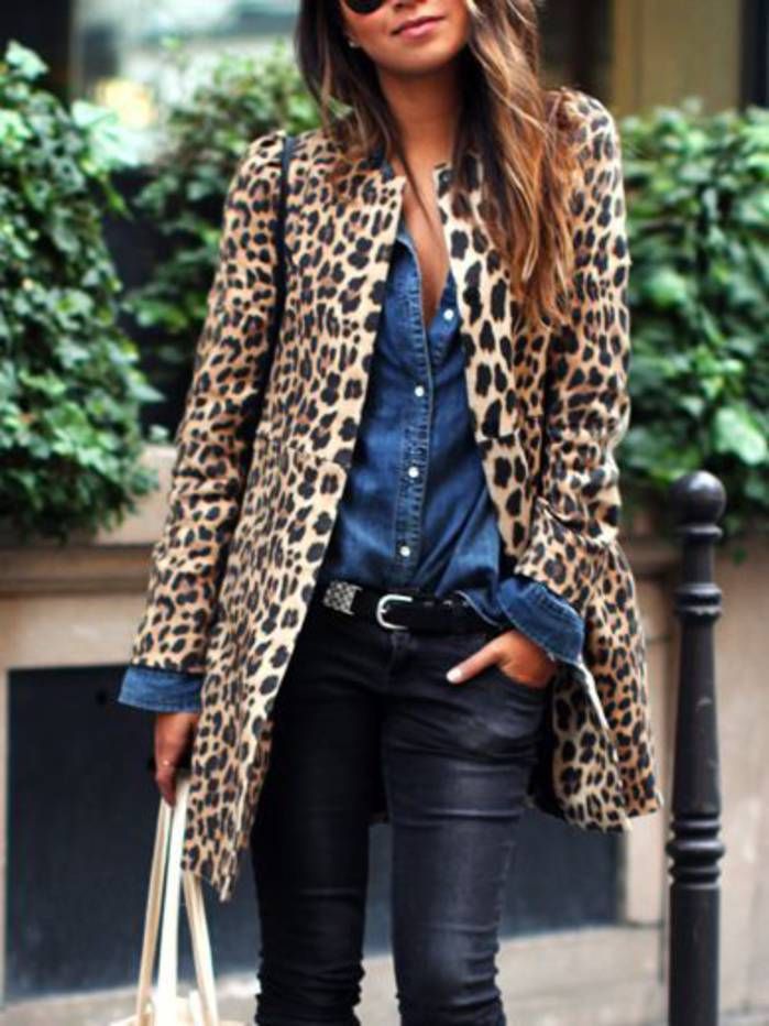 comment porter le manteau leopard