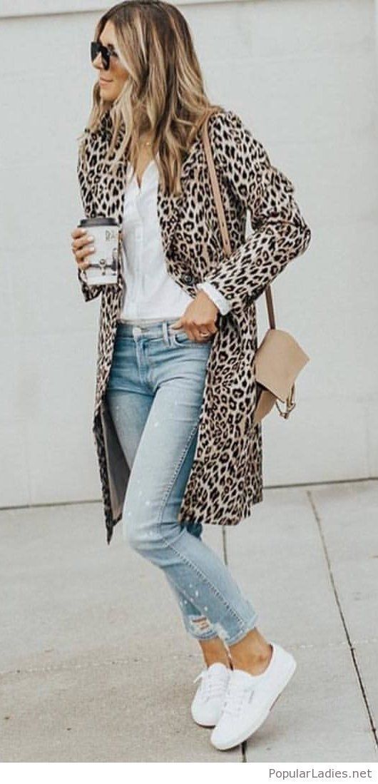 comment porter le manteau leopard