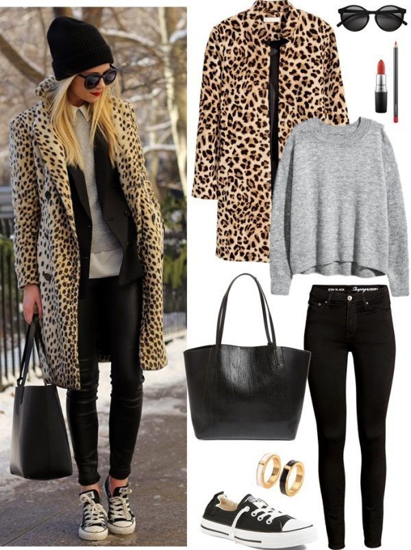 comment porter le manteau leopard