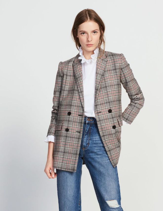 look blazer a carreaux