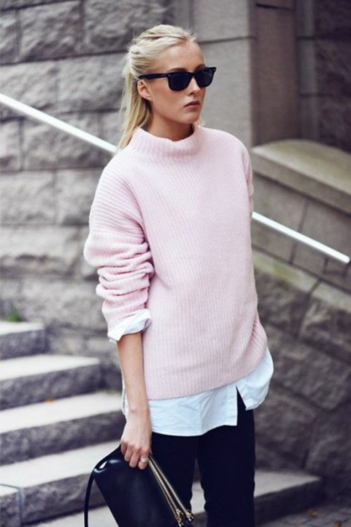 tenue pull rose